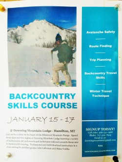 backcountry trainging