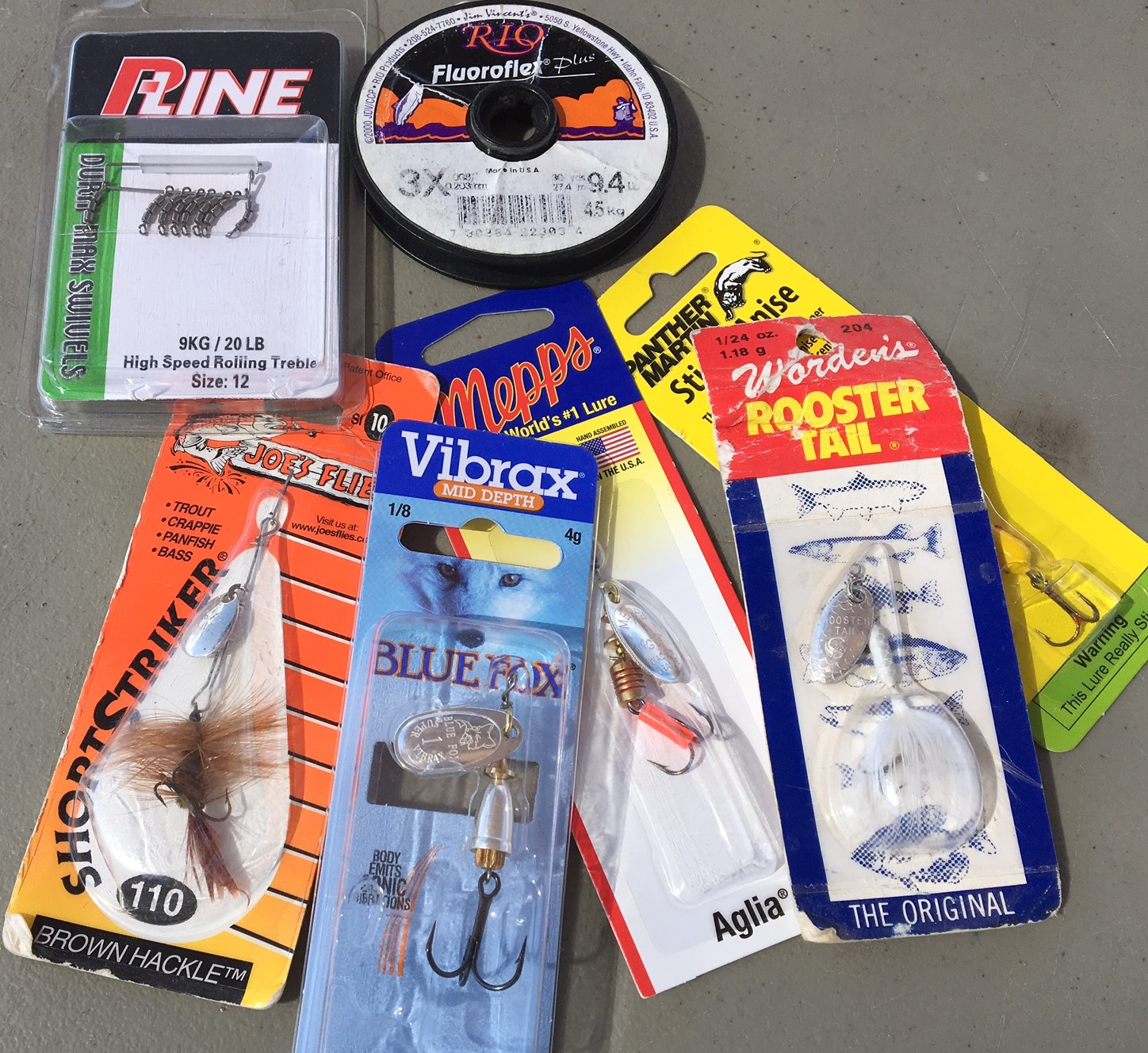 10 Vintage Spinner Lures