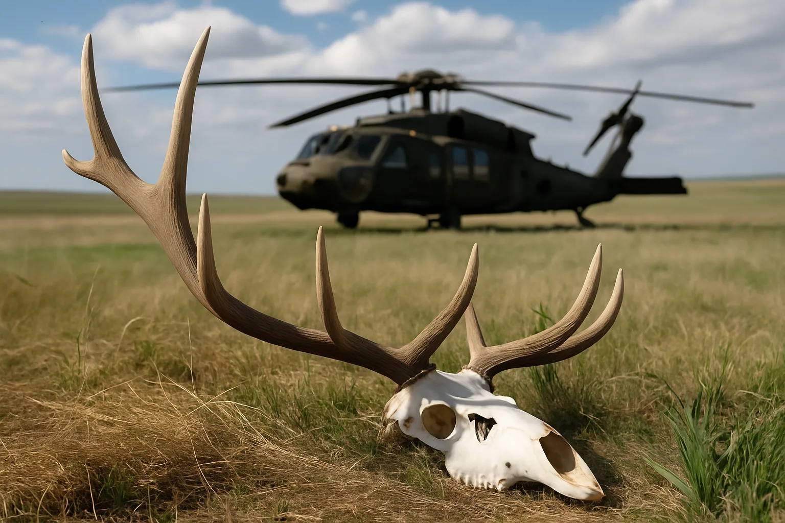 Montana National Guard Crew Accused of Trespassing Ranch to Collect Elk Antlers During Training Flight
