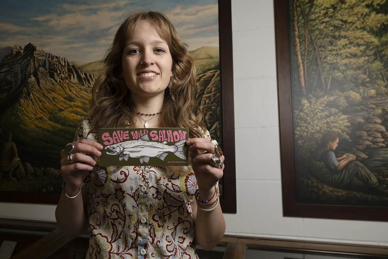 Sketchbook Conservation: UM Student Explores Saving Salmon Through Art