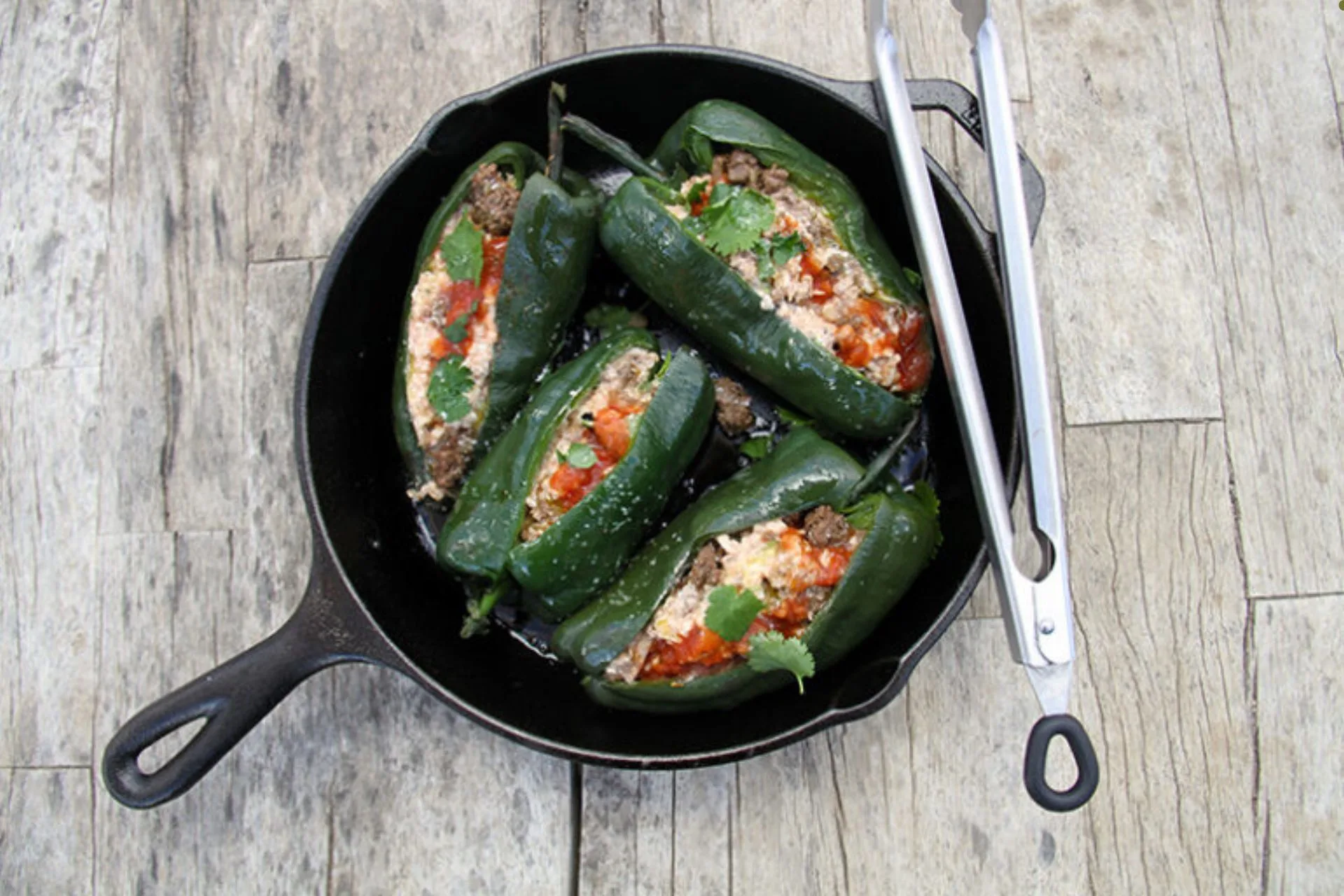 Cooking with Kokanee Quinn: Antelope-Stuffed Poblano Peppers