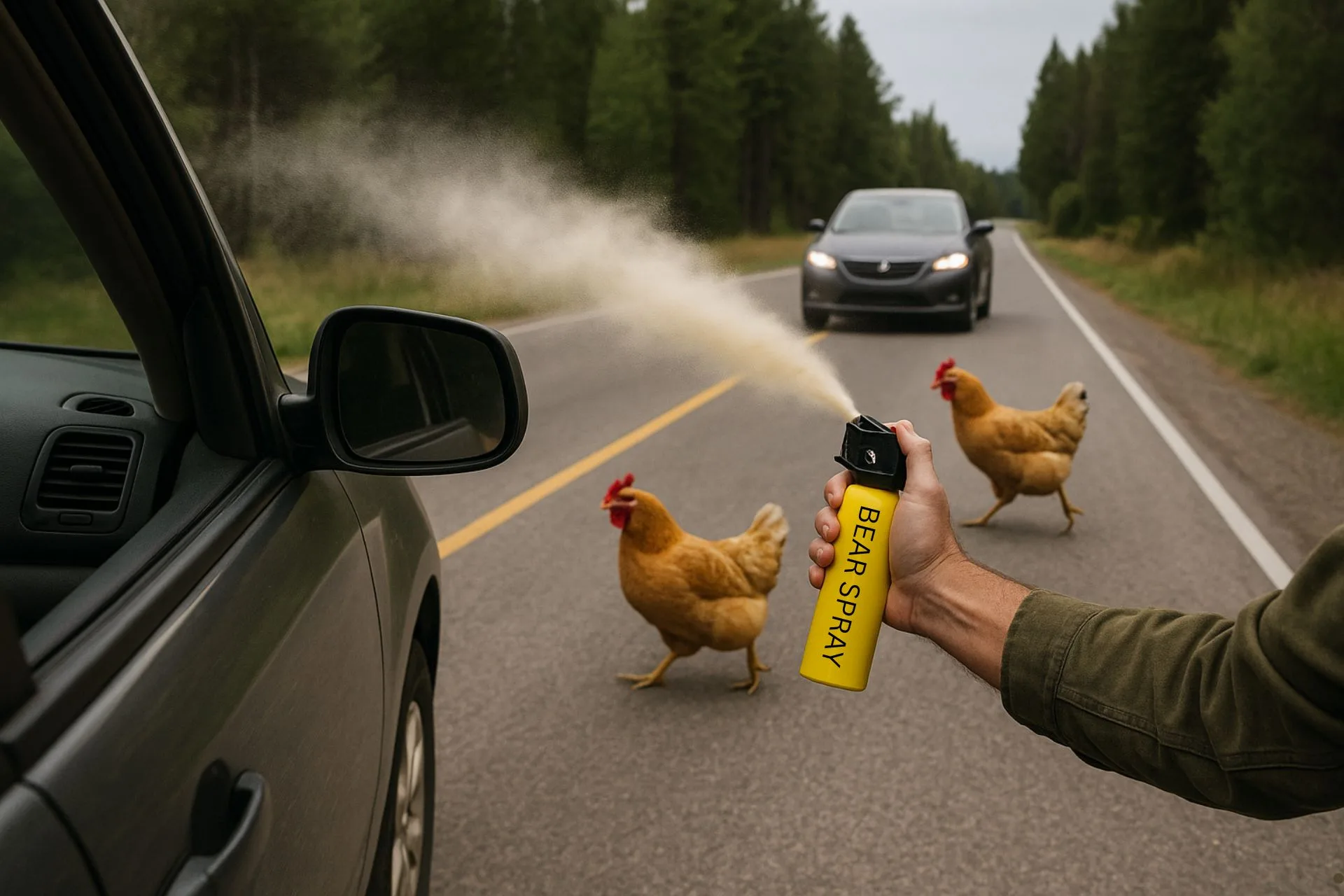 Florida Woman Uses Bear Spray for Justice for a Chicken