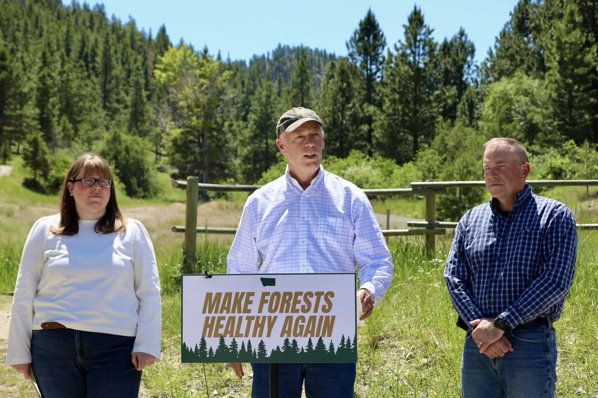 Governor Gianforte, USFS Chief Schultz Sign Historic Forest Management Agreement