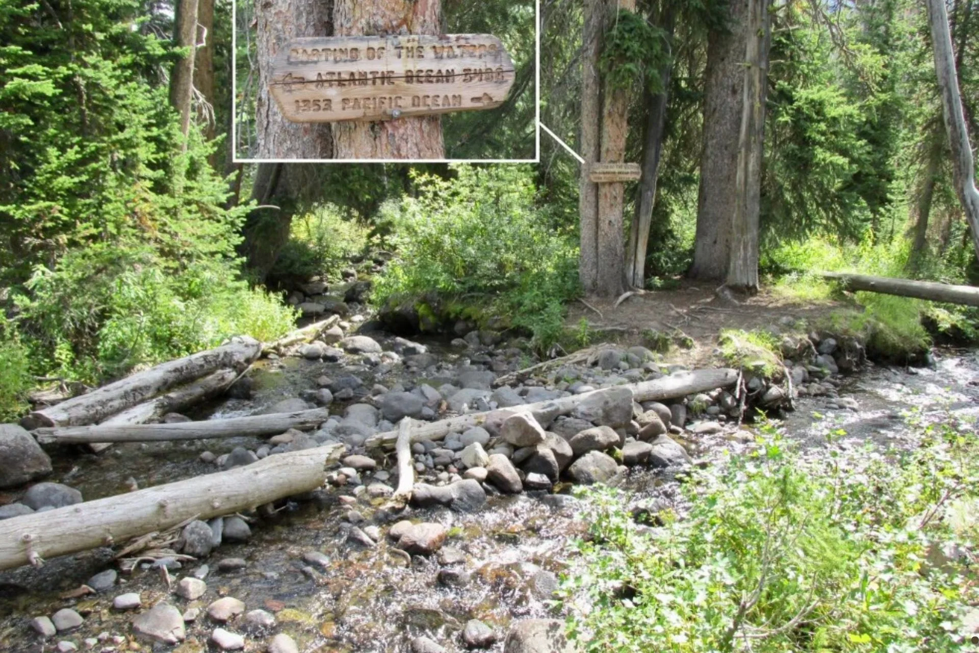 Just south of Montana, raindrops face a life-changing decision