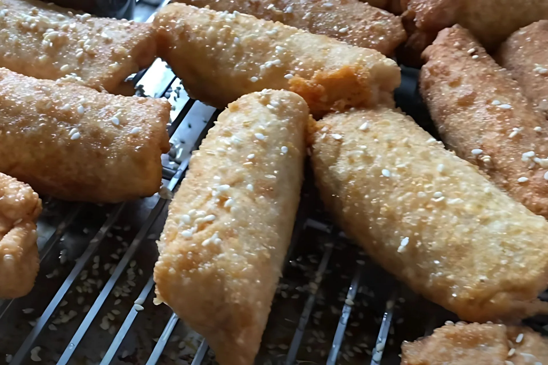 Venison Big Mac Egg Rolls