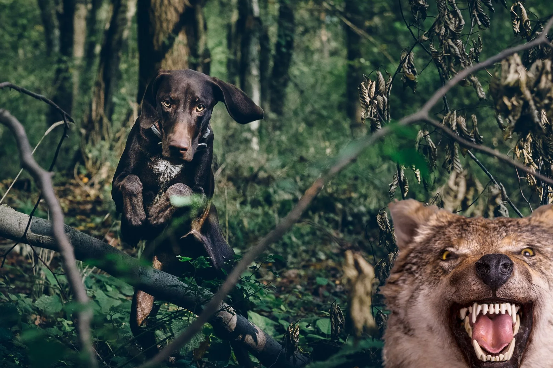 Wisconsin Feeling Effects of Wolves on Hunting Dogs