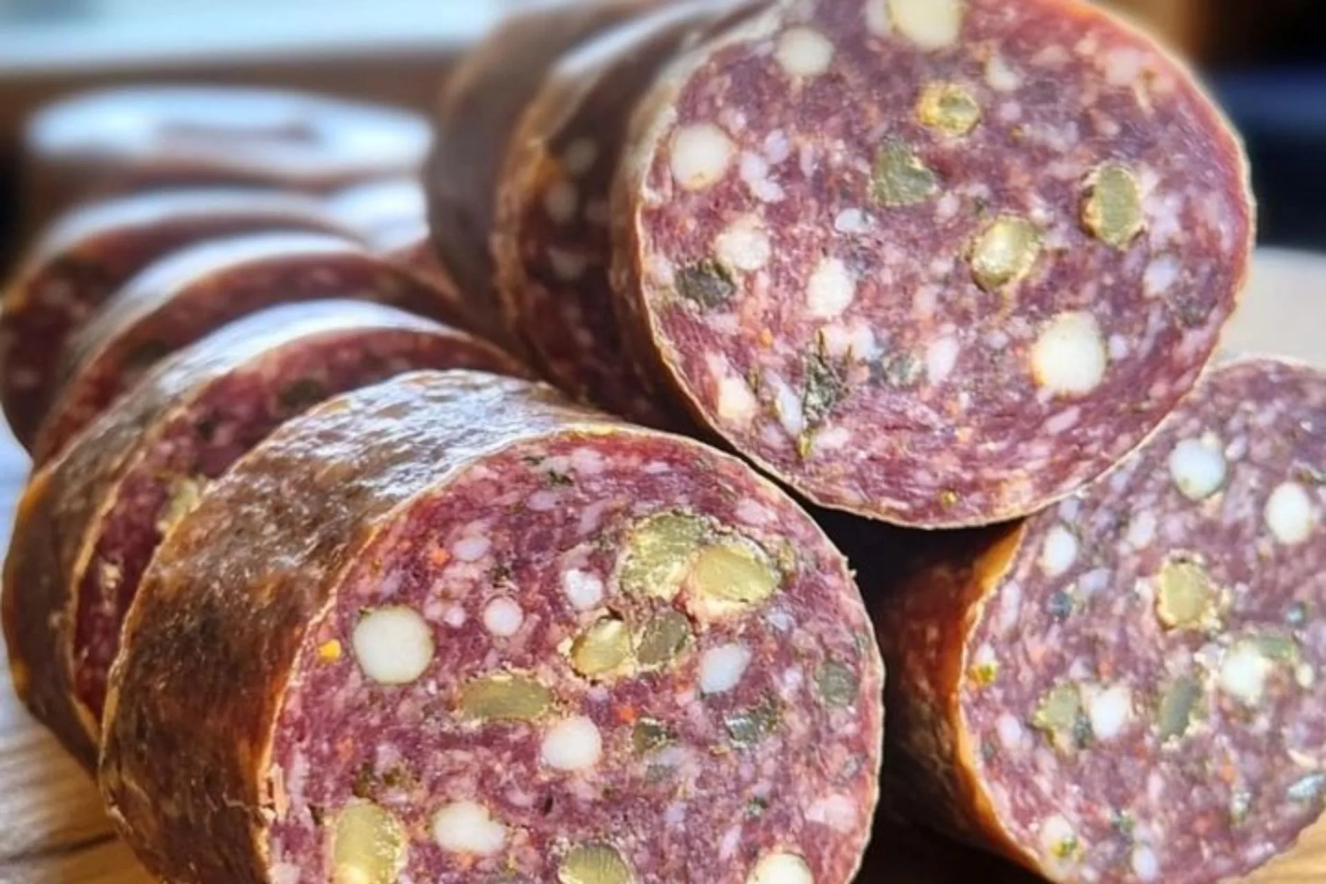 Venison and Green Chile Pepper Jack Summer Sausage 