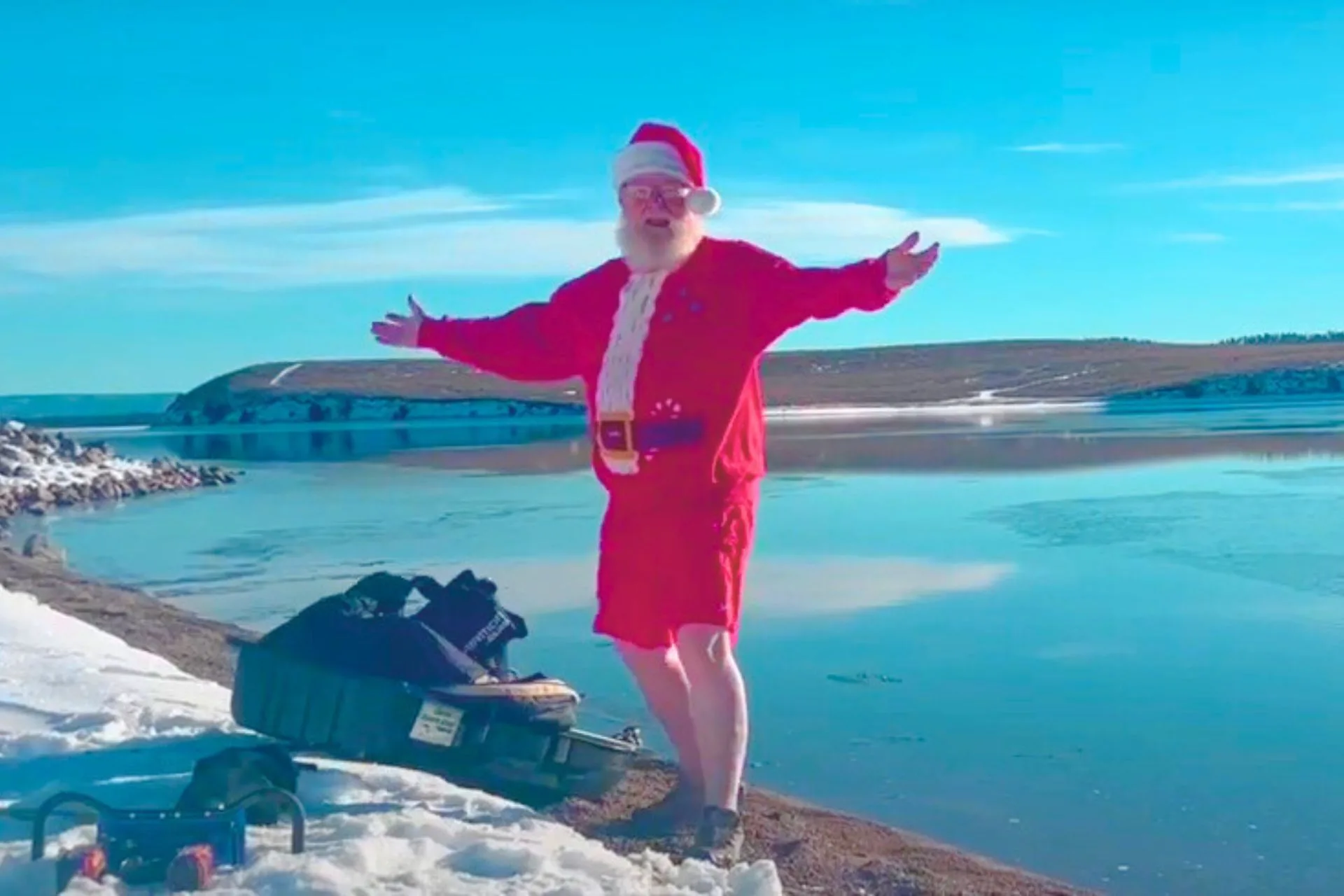 Garrett Ostler Summons the North Pole with this Hebgen Ice Update