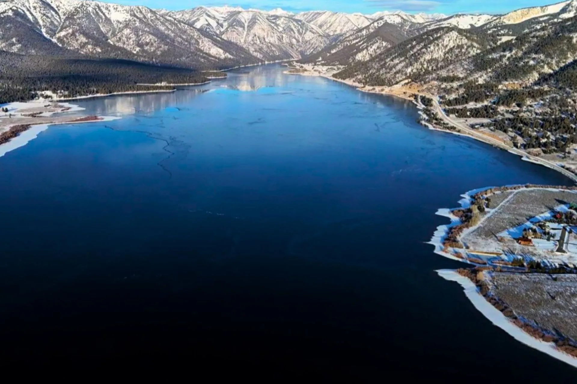 Hebgen Lake Ice Check 12.15.25
