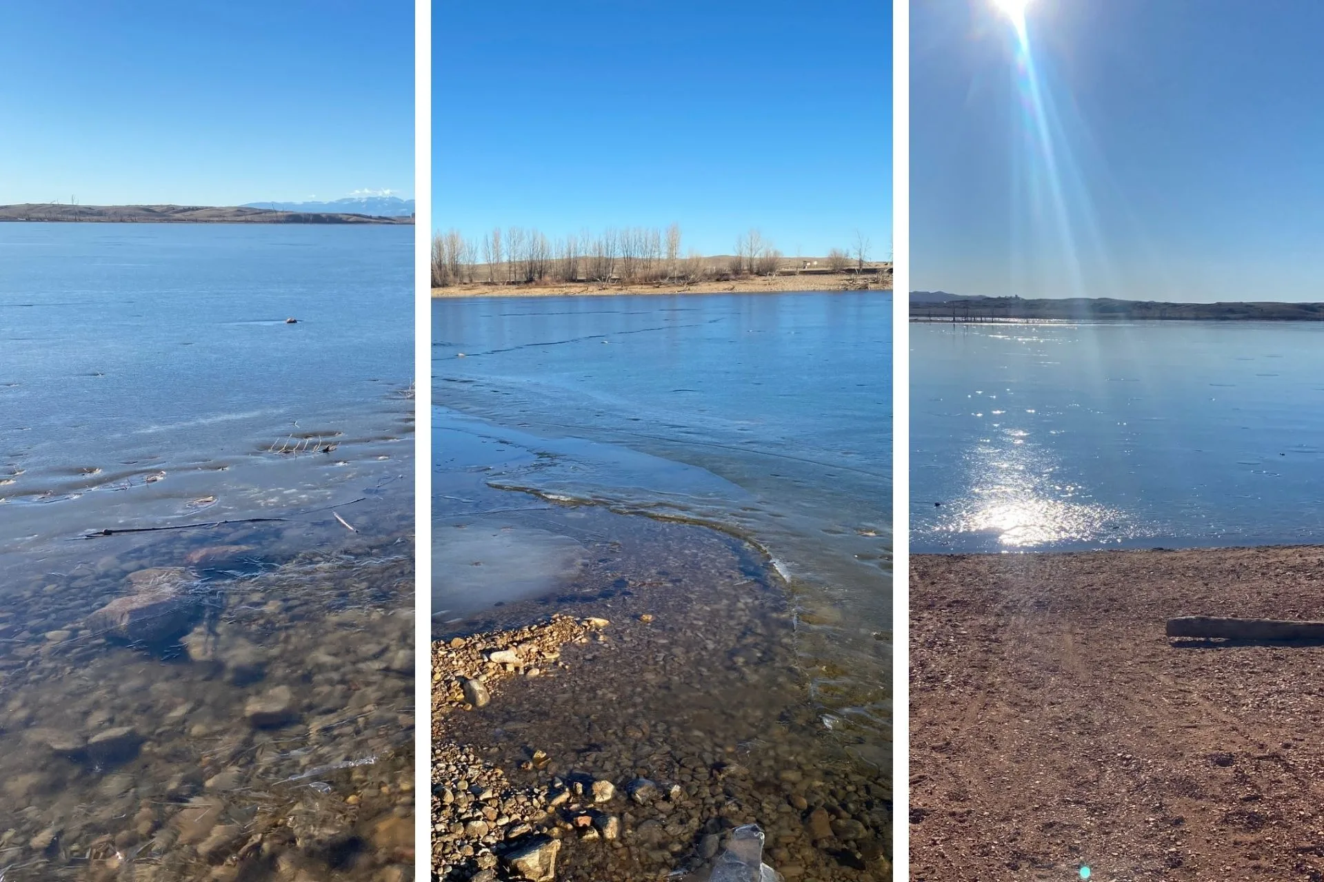 Tongue River Reservoir Ice Update 1.15.26