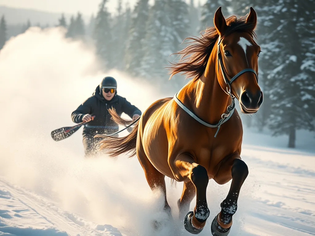 The Evolution of Skijoring: From Survival to Sport