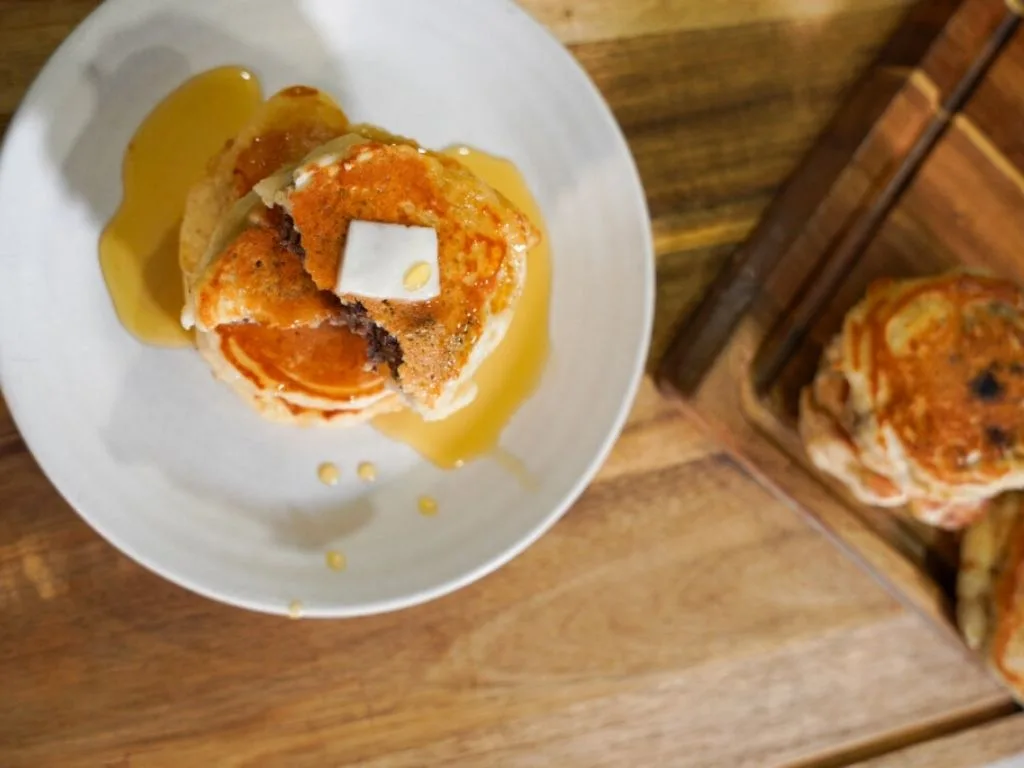 Cooking with Kokanee Quinn: Easy Venison Breakfast Sausage Stuffed Pancakes