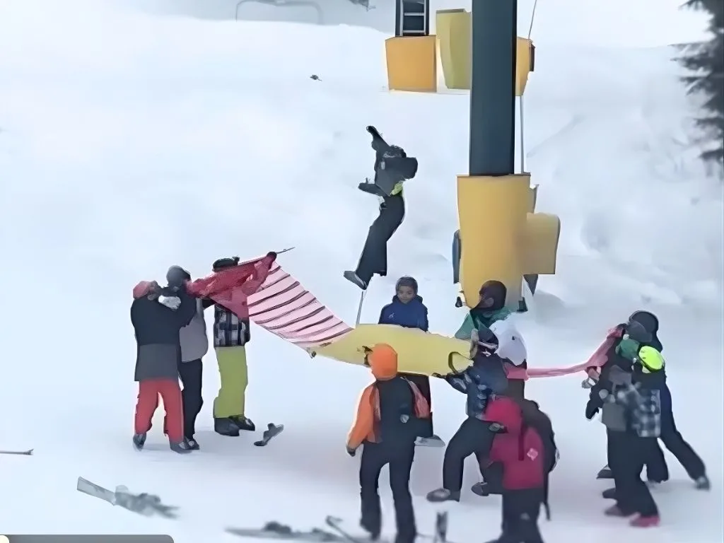 Surprising Escape from Ski Lift Danger: Safety Tips for Skiers