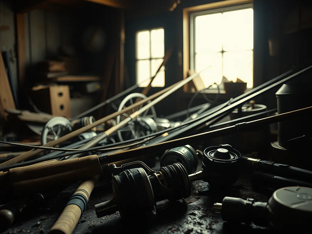 DIY Ice Rod From Old Fishing Gear