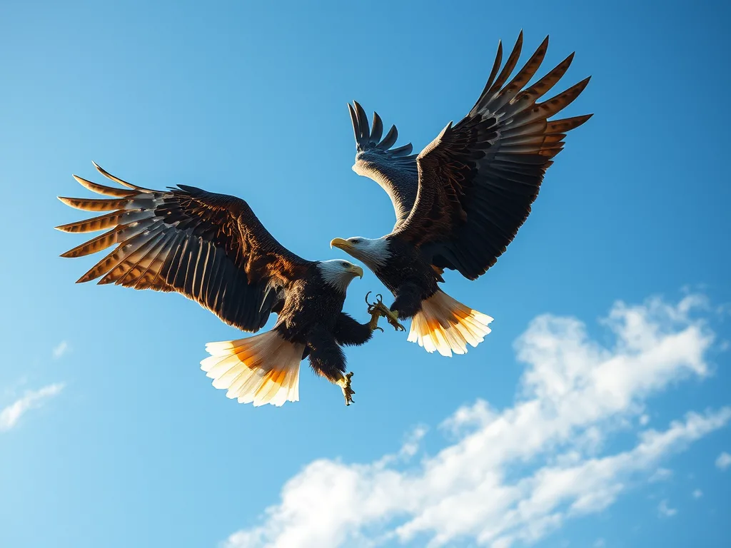 The Dramatic Dating Ritual of Bald Eagles