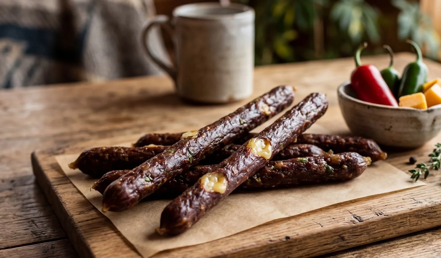 Jalapeño & Cheese Venison Snack Sticks – Yum