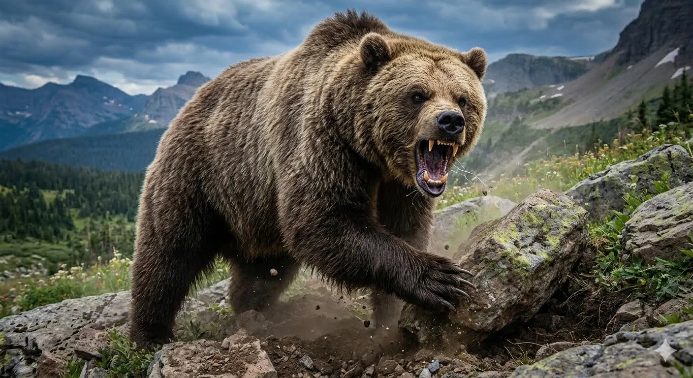 Grizzly Bears: Nature’s Muscular Monuments to Power