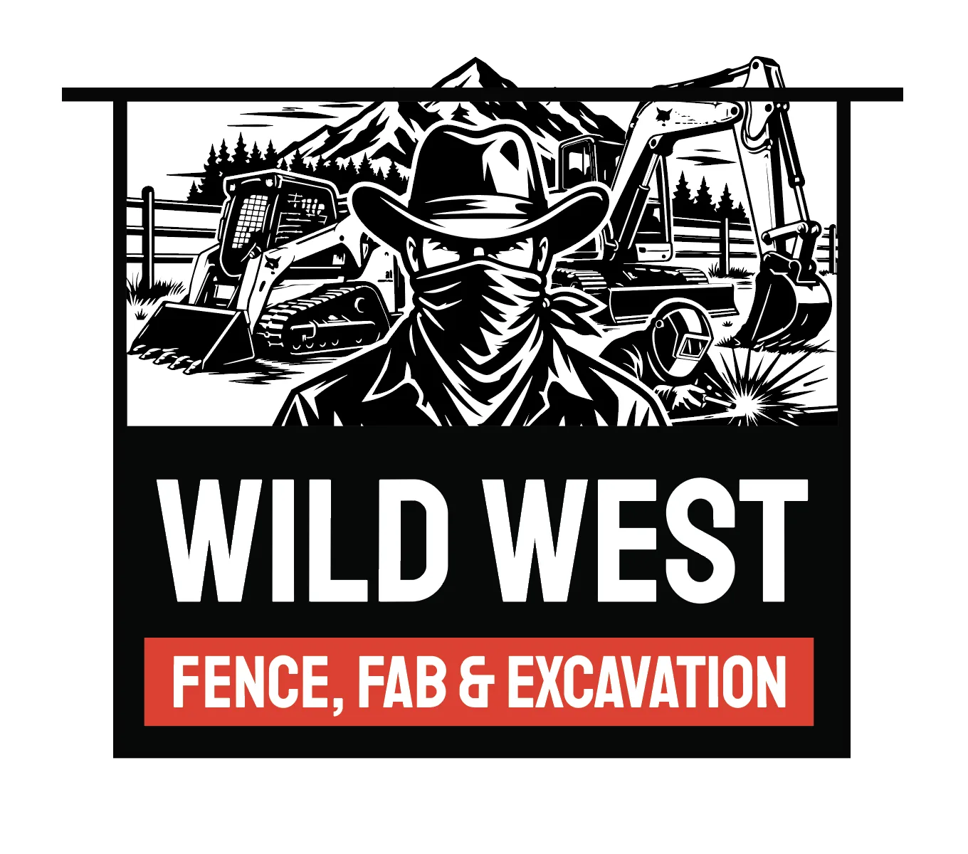 Wild West Fence, Fab & Excavation Logo