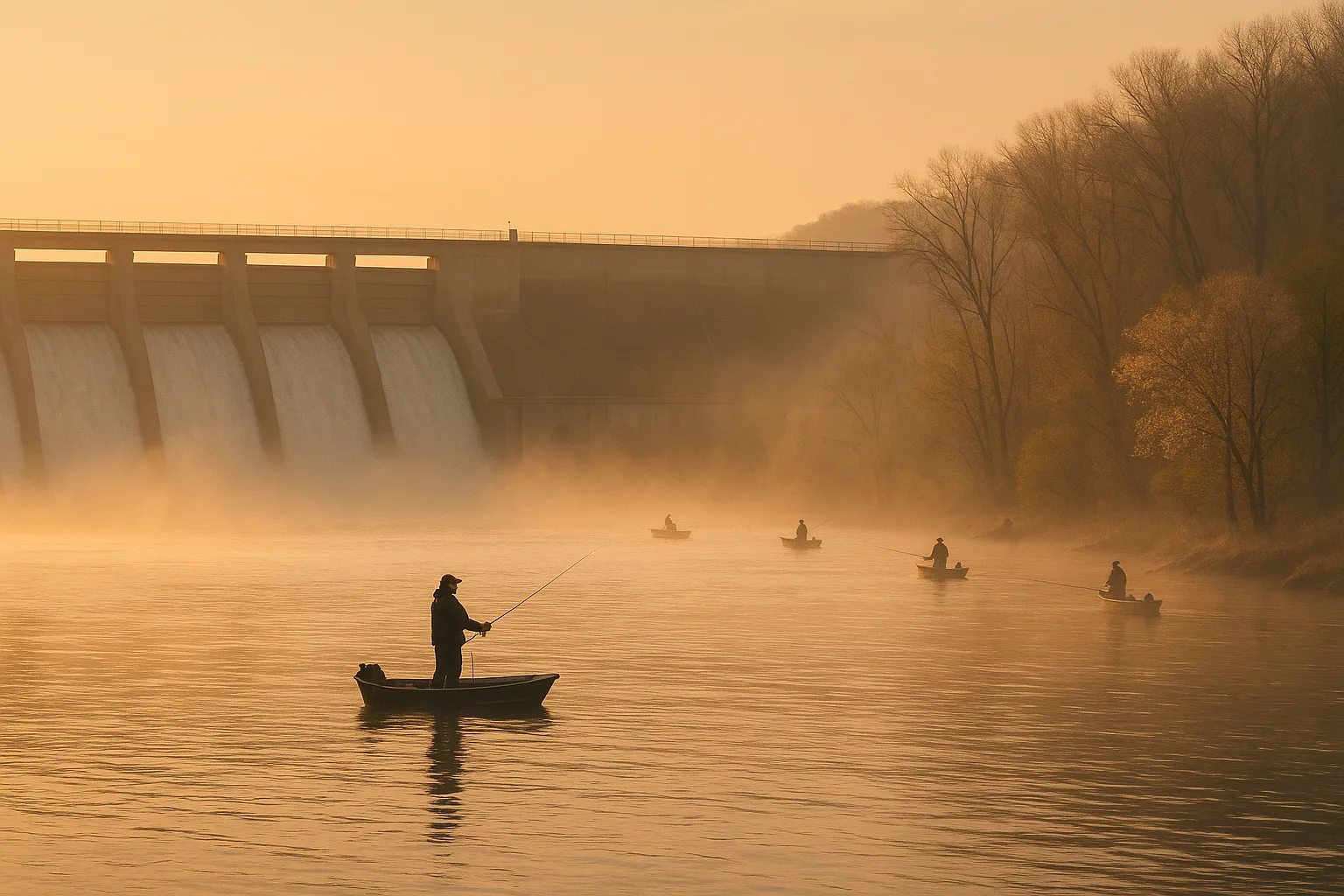 Early Spring Walleye Below a Missouri River Dam: Shore Fishing Tips + Catch-Clean-Cook Video
