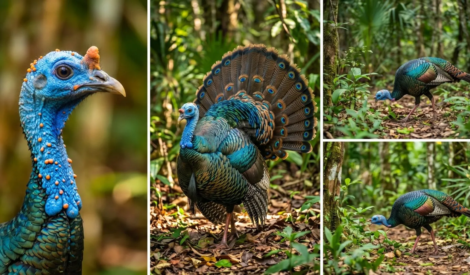 Discover the Colorful Ocellated Turkey of the Yucatán