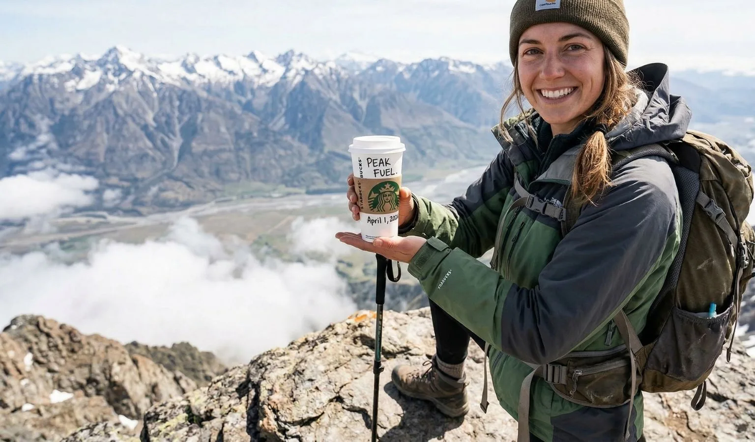 Peak Caffeine: Starbucks Announces New “Hike-In” Location Atop Granite Peak