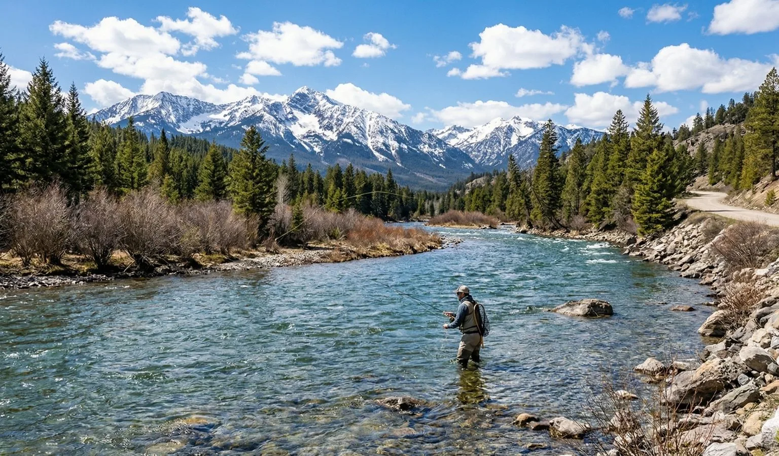 Navigating Rock Creek’s Spring Surge as it Scores a 4/5 for Fishability