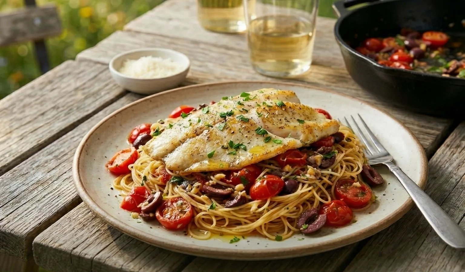 Kokanee Quinn Found the Secret to Modern Walleye: Tomatoes, Olives, and Zest