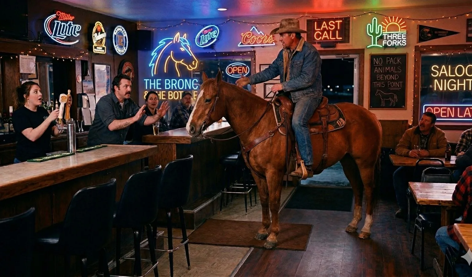 Why Your “Horse Walks Into a Bar” Joke is a Bad Idea in Three Forks