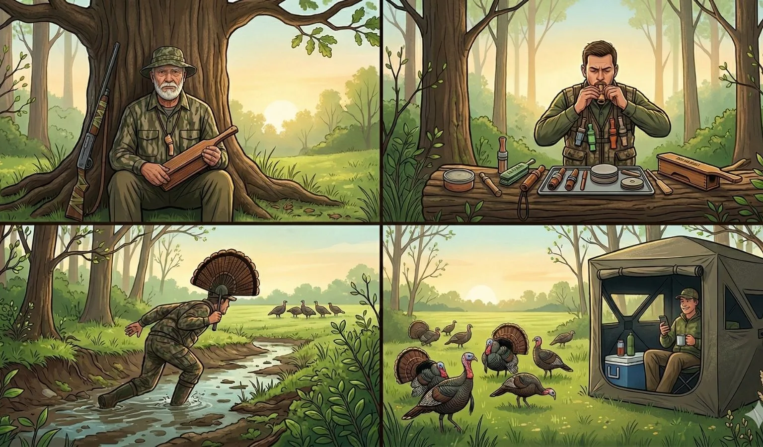 Spring Woods Stereotypes: The 4 Faces of Turkey Season