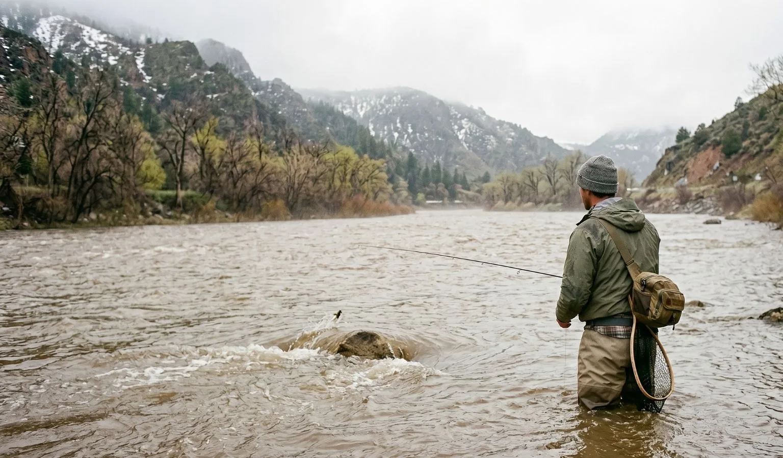 Catch Trophy Trout in Murky Yellowstone Waters