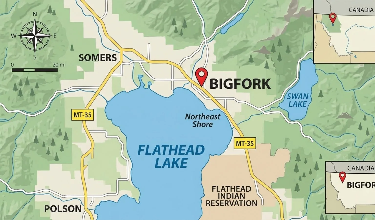 Body Found in Flathead Lake Near Bigfork