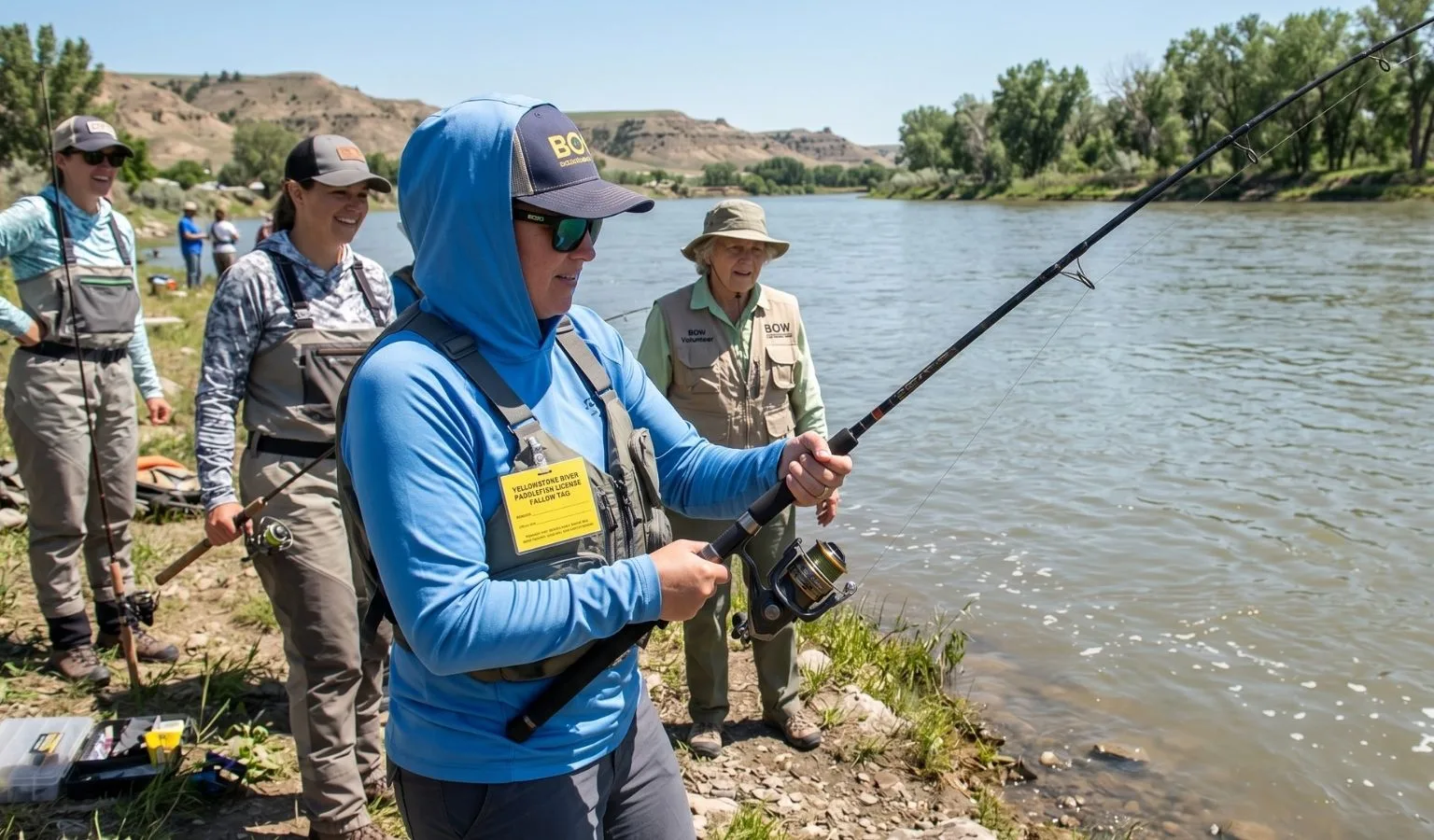 Hook, Line, and… Snagger? BOW Hosts Beginner Paddlefish Workshop