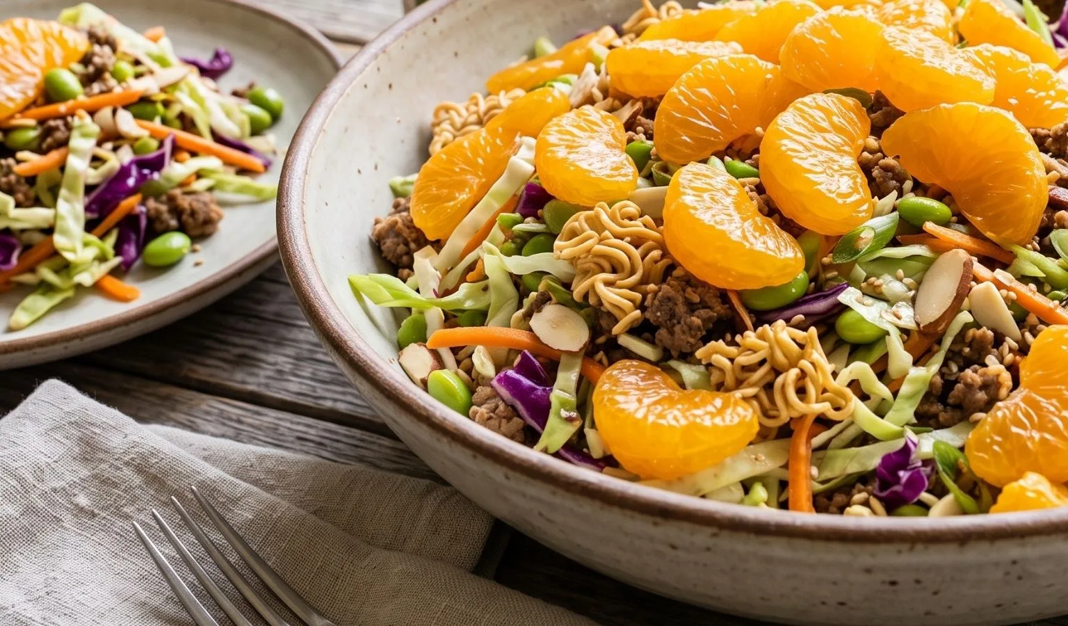 A Fresh Wild Game Twist: Mandarin Elk Crunch Salad