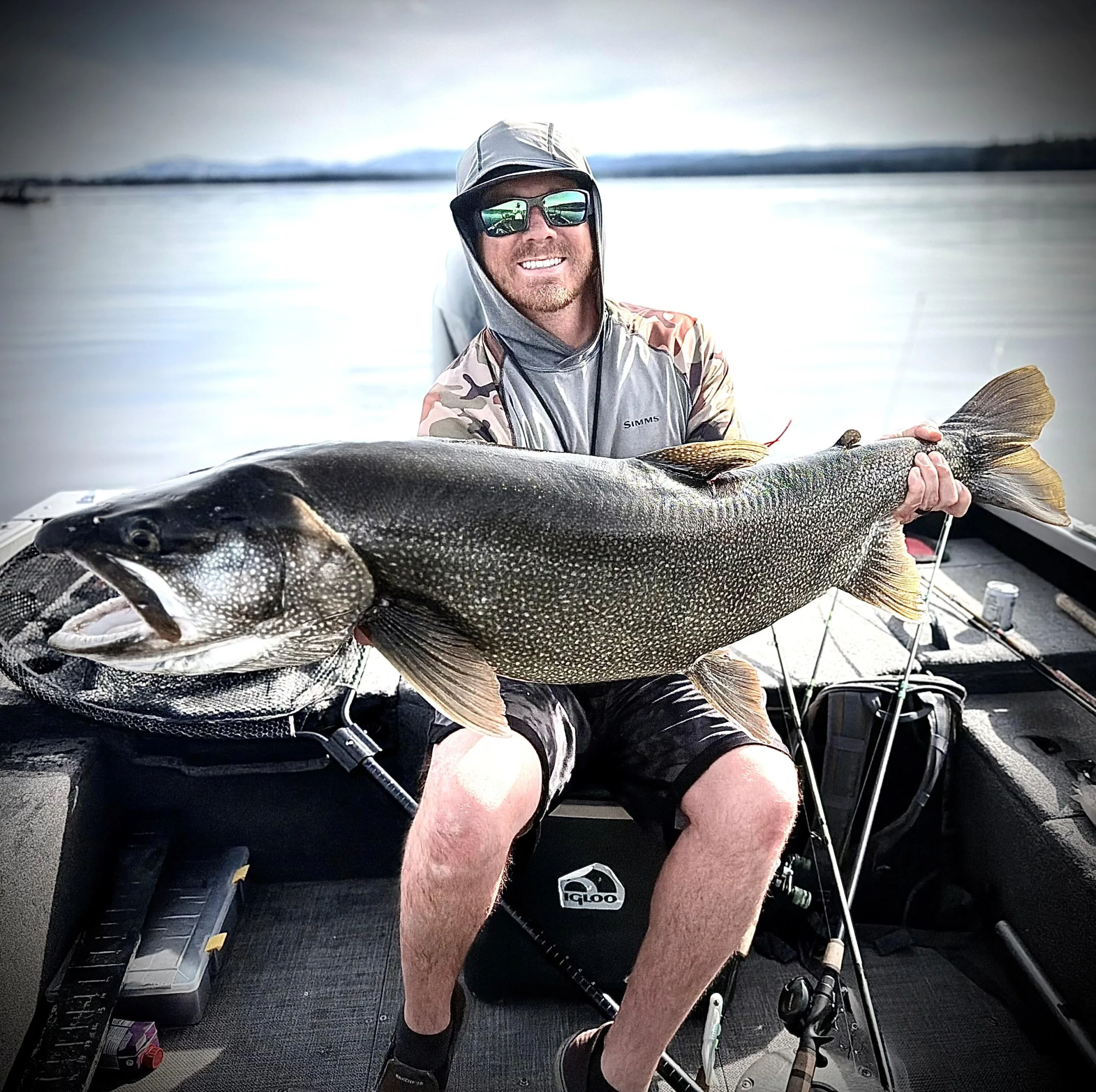 Idaho Falls angler lands 43.25-inch lake trout…and returns to the Idaho record books