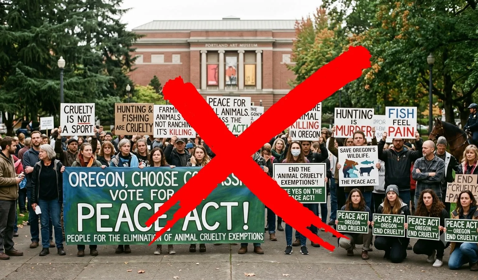 Political Unity Against Oregon’s Outrageous PEACE Act Illegalizing Hunting, Fishing, Farming and More