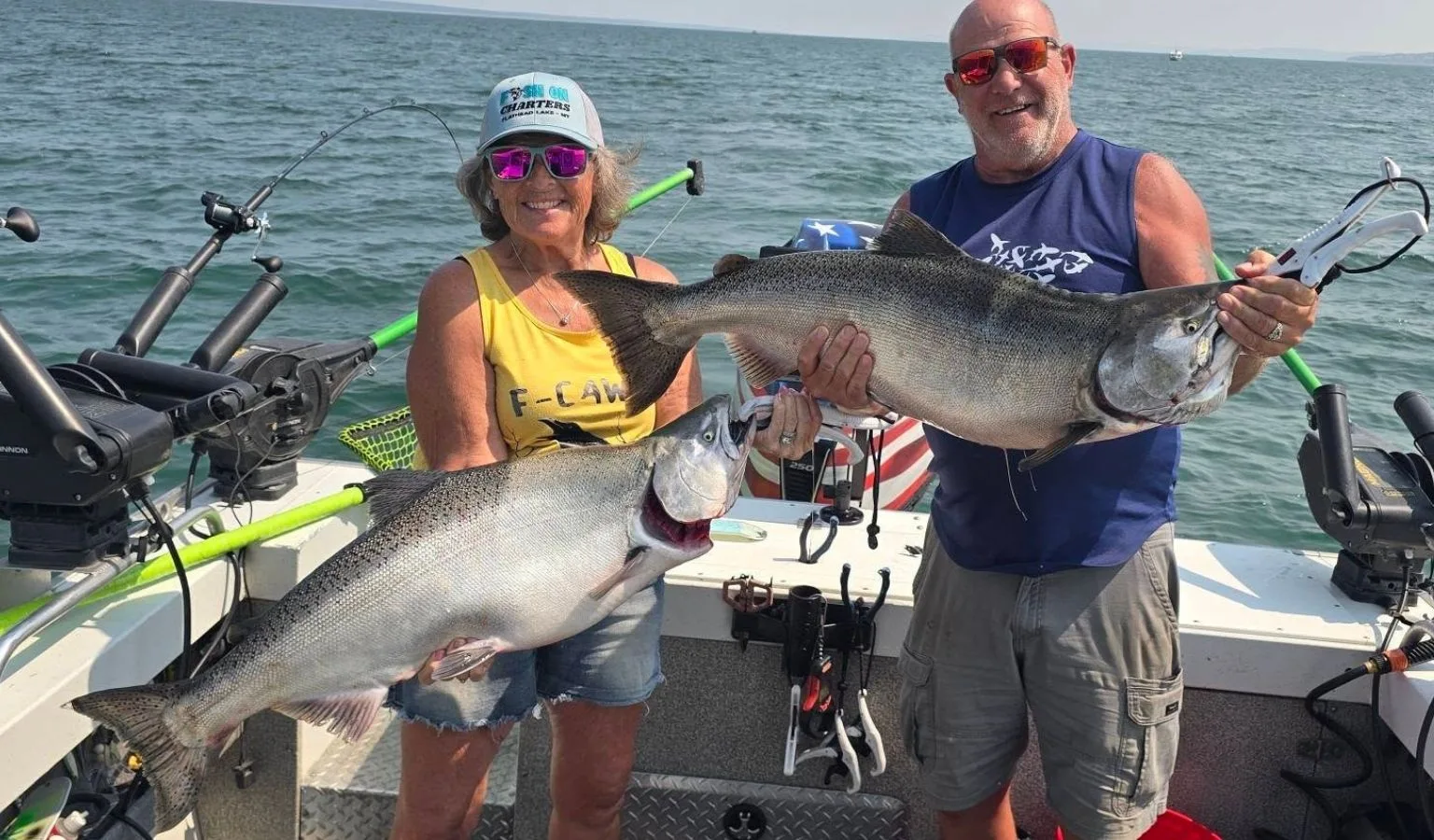Book Your Spot for Fort Peck Salmon Adventures with Fish On Charters: Limited Availability