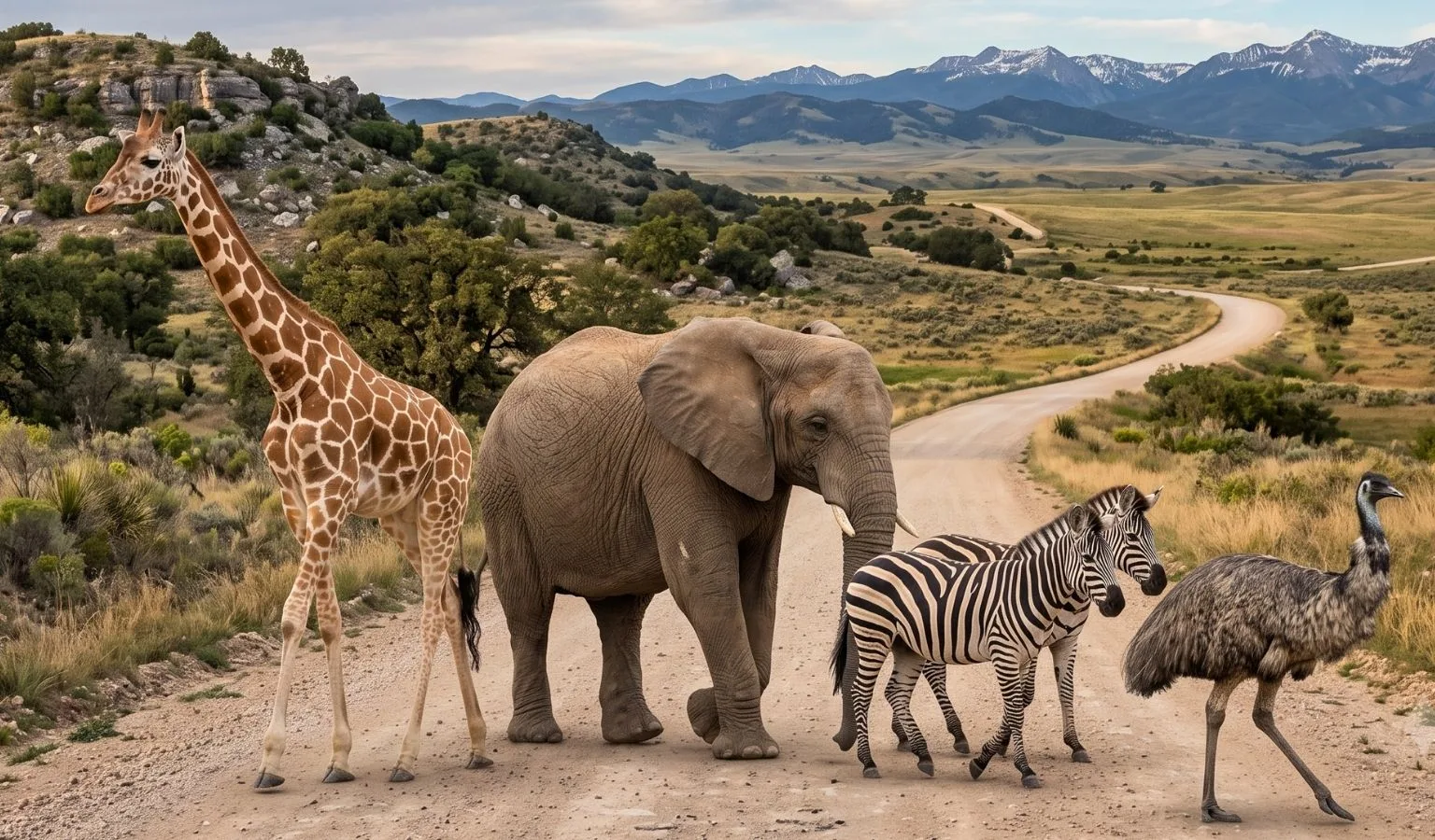 The Great American Safari: Why Large Animals Keep Skipping Town