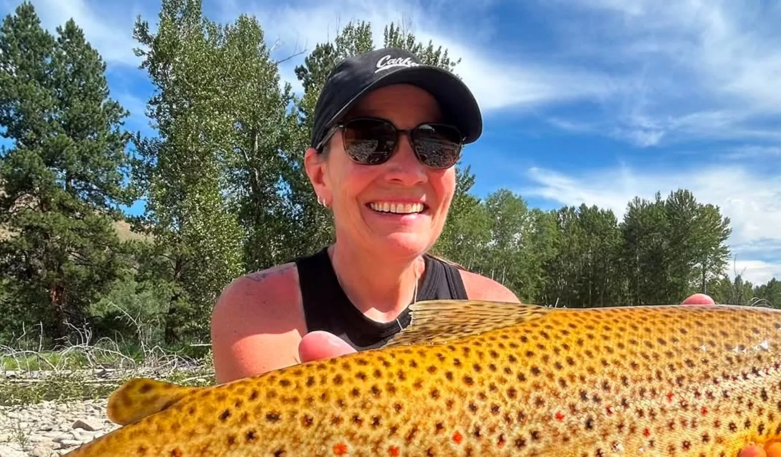 Stacey Darrah’s Personal Best Brown Trout Catch