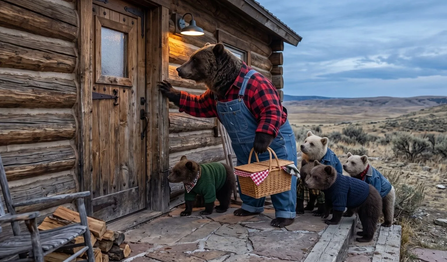 When Your New Neighbors Are a Family of Seven Grizzly Bears