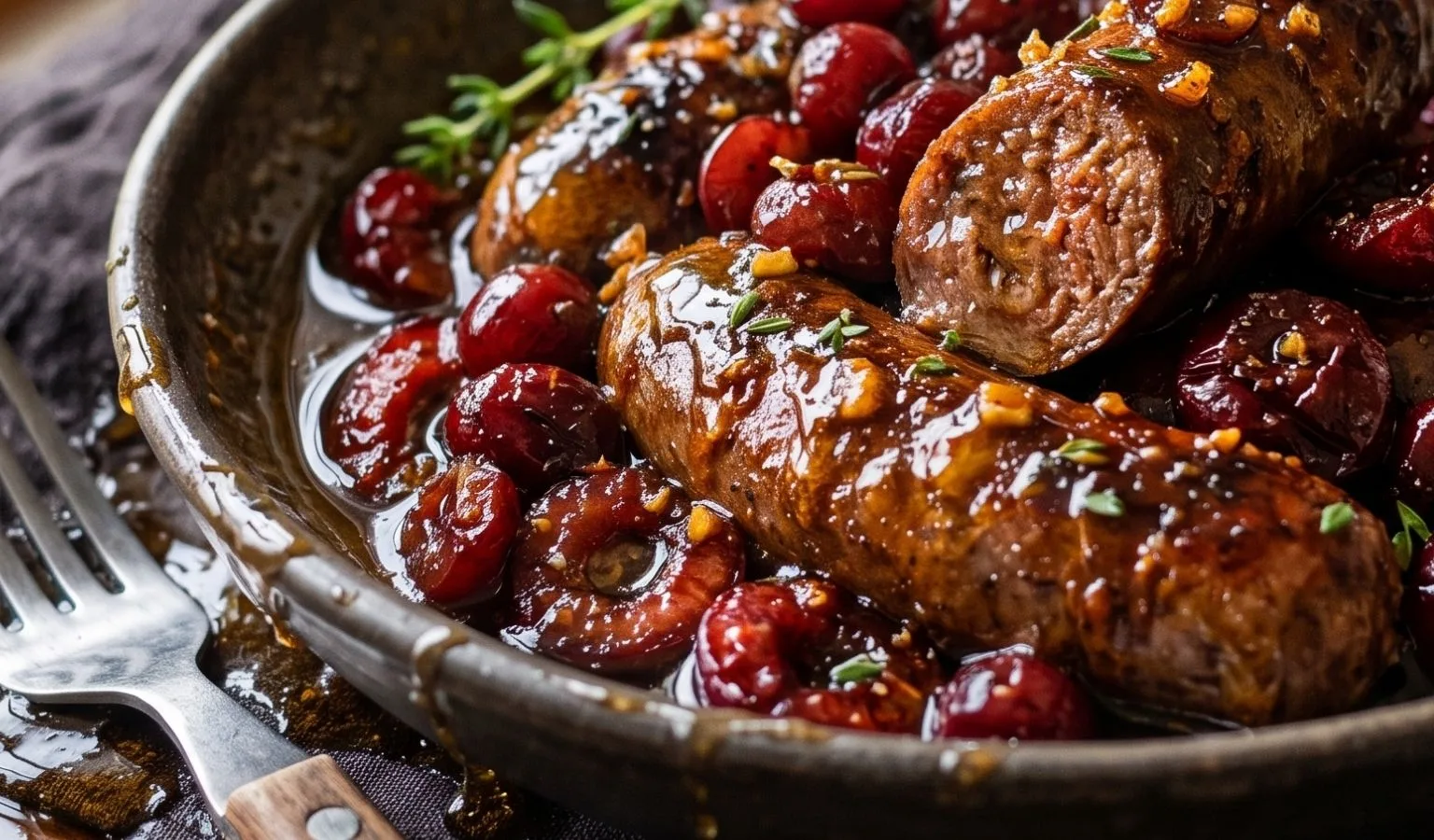 Transform Venison with Cherries and Garlic in 30 Minutes