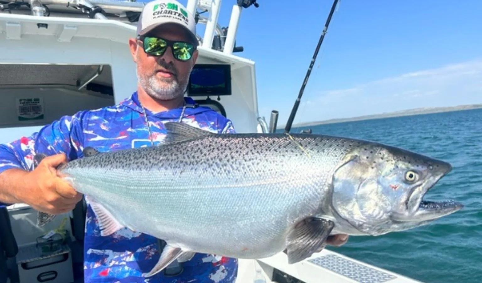 Limited Time Fort Peck Chinook Salmon Charters with Fish On Charters’ Cameron Hockett