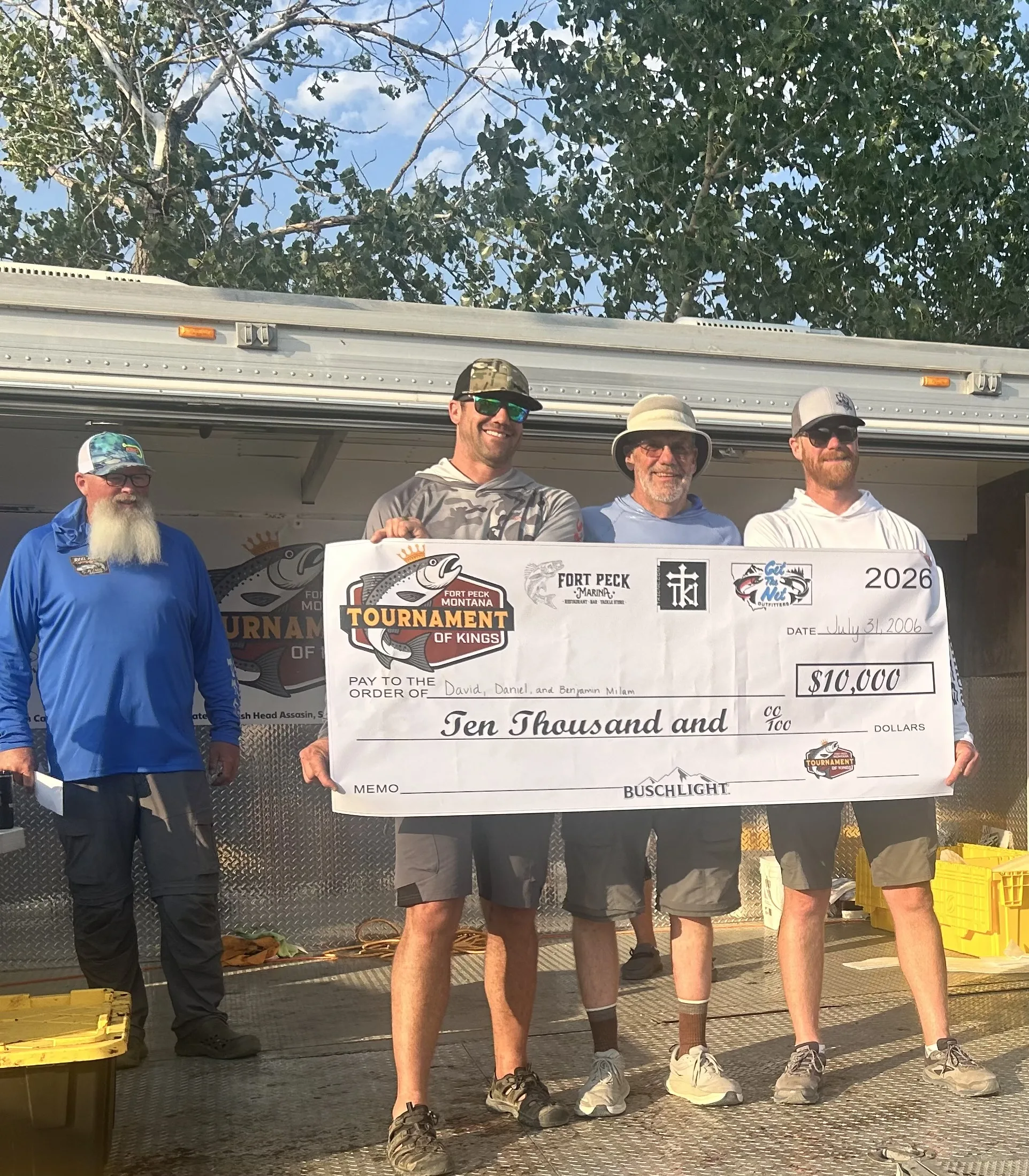 27 pound chinook salmon brings in top $10,000 prize on first day of inaugural Tournament of Kings on Fort Peck