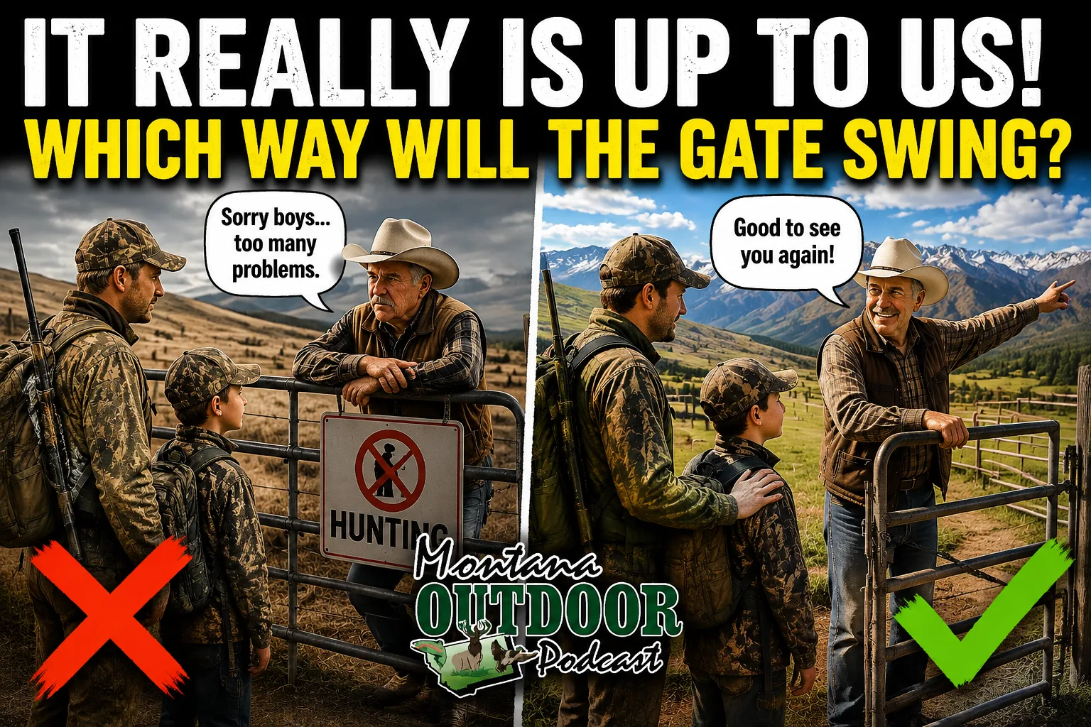Protecting Hunting Access in Montana: Join the Stewardship Program–More Info Here with the MT Outdoor Podcast