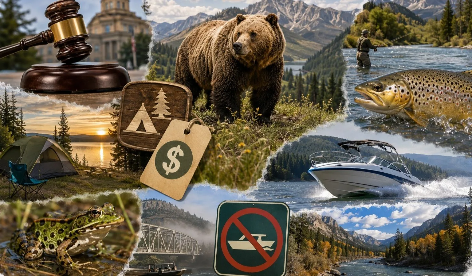 Grizzly Bear Releases and Fishing Regulation Updates in Montana