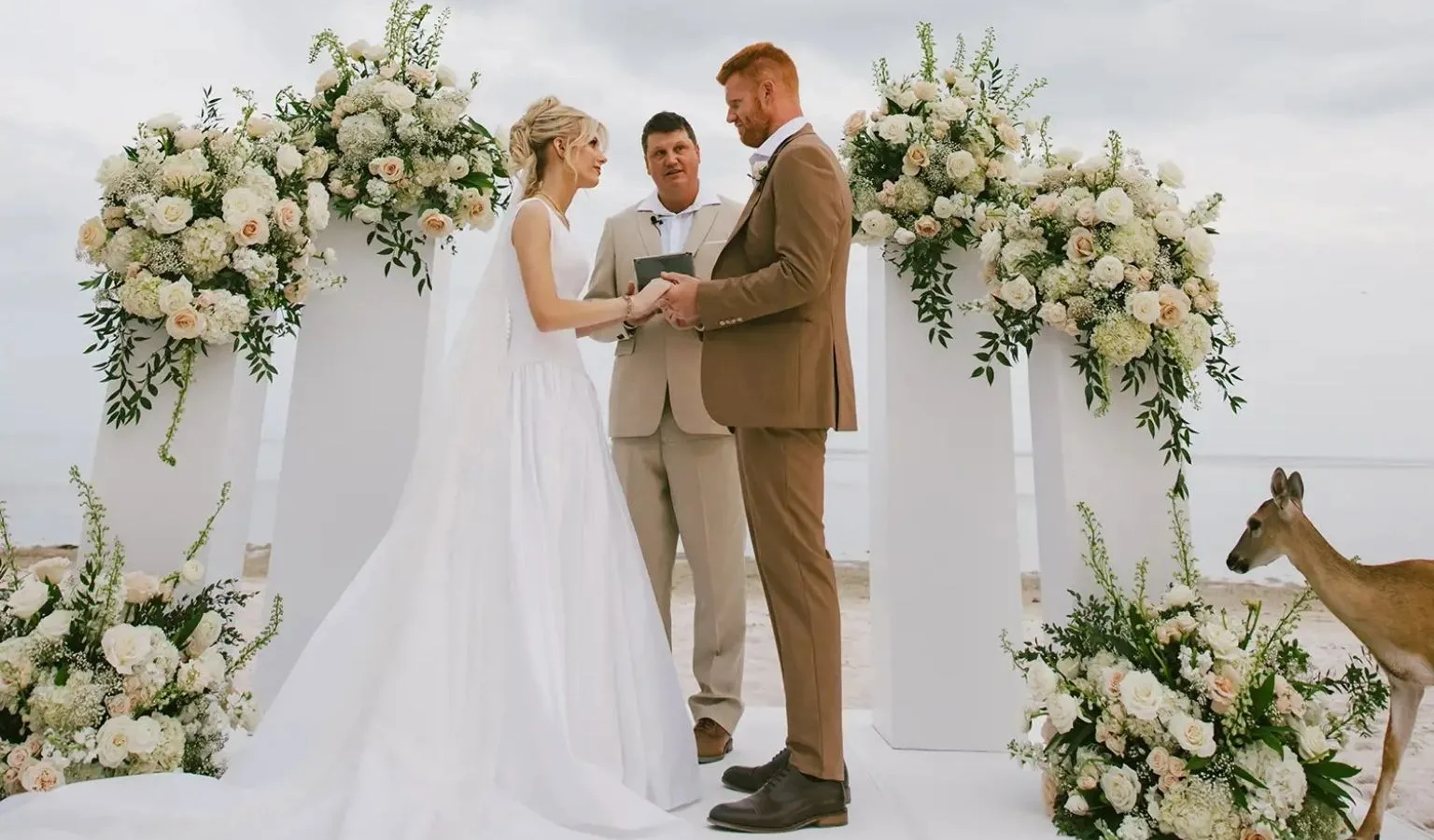 Wedding Crasher Skips the Vows, Heads Straight for the Flowers