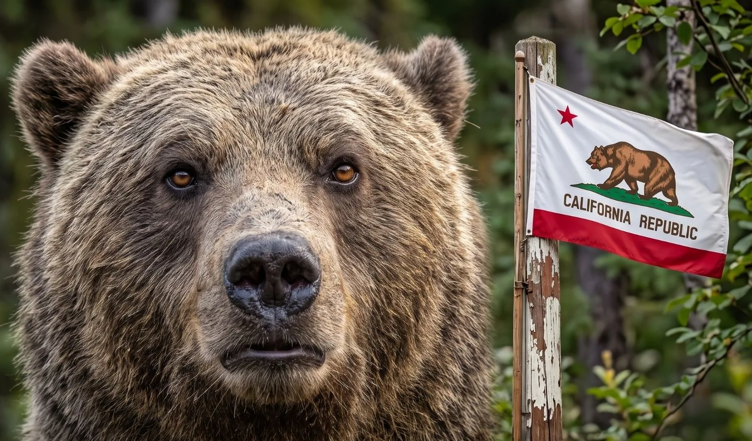 Great on the Flag, Not in the Woods: California Hits Pause on Grizzlies