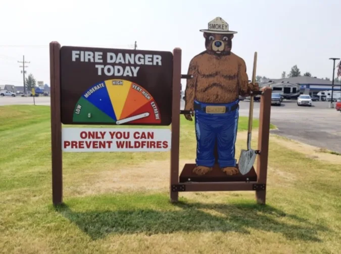 Fire danger raised to extreme