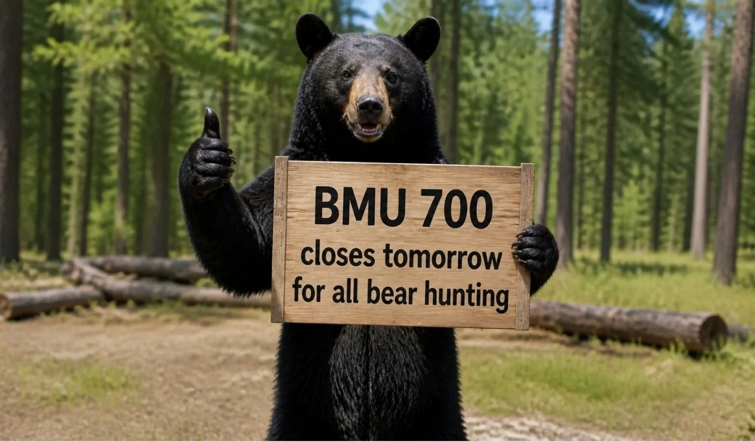 Friday Night Lights Out for Black Bear Season in BMU 700
