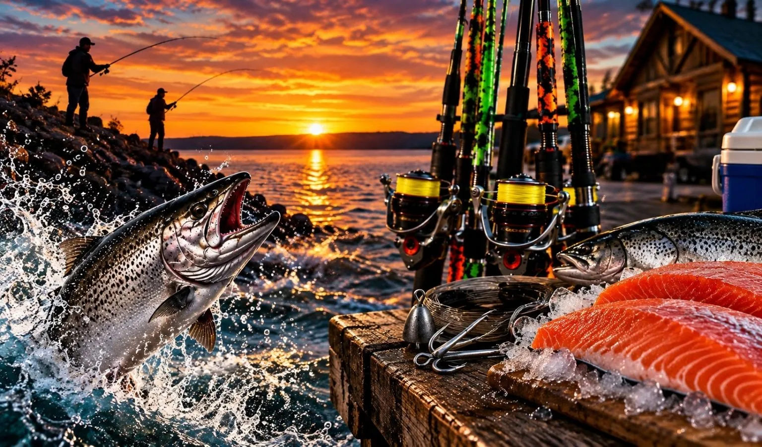 Snag the Salmon. Keep the Memories. Let Lakeridge Handle the Fish Cleaning!