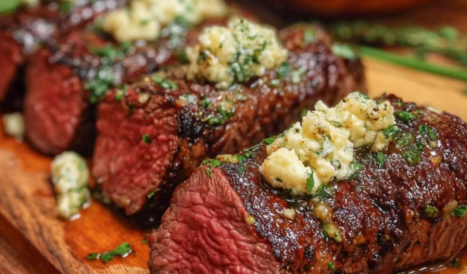 Cowboy Butter Venison Backstrap With Garlic Herb Heat